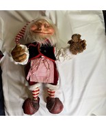 Mario Chiodo Studios Poseable Christmas Workshop Elf with Bear - $288.83 CAD
