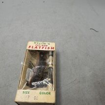 Helin’s Flatfish Fly-Rod Brown 4 Treble 4 Gang Hooking Fresh Water Fishi... - $10.88