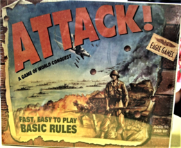 Attack! - A Game Of World Conquest (Eagle Games) Board Game Factory Sealed - £22.75 GBP