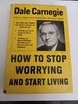 How to Stop Worrying and Start Living by Dale Carnegie 1951 26th Printing HCDJ - £12.03 GBP