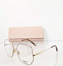 Brand New Authentic Chloe Eyeglasses CE 0096 004 57mm Tortoise Gold 0096O Frame - £132.03 GBP