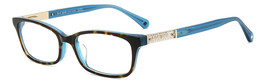 Kate Spade Laurel Eyeglasses Eye Glasses Hvteal Yap Authentic New 50mm Women - £127.35 GBP