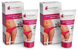 Everteen Hair Remover Creame For Women Bikini &amp; Underarms - 50 gm (Pack of 2) - £18.79 GBP