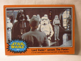 1977 Star Wars - a New Hope Trading Card #291: Lord Vader senses The Force  - £3.93 GBP
