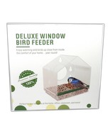 Deluxe Window Bird Feeder Suctions To Window Clear Bird House Shape Remo... - $14.01 CAD