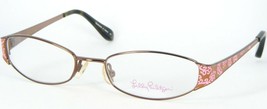 NEW Lilly Pulitzer Girls Brie BROWN /PINK EYEGLASSES GLASSES FRAME 46-16... - £36.95 GBP