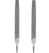 Axe File Sharpener Set 2PCS 8inch Flat Metal Rectangular Cut Mill Smooth Cut  - £14.02 GBP