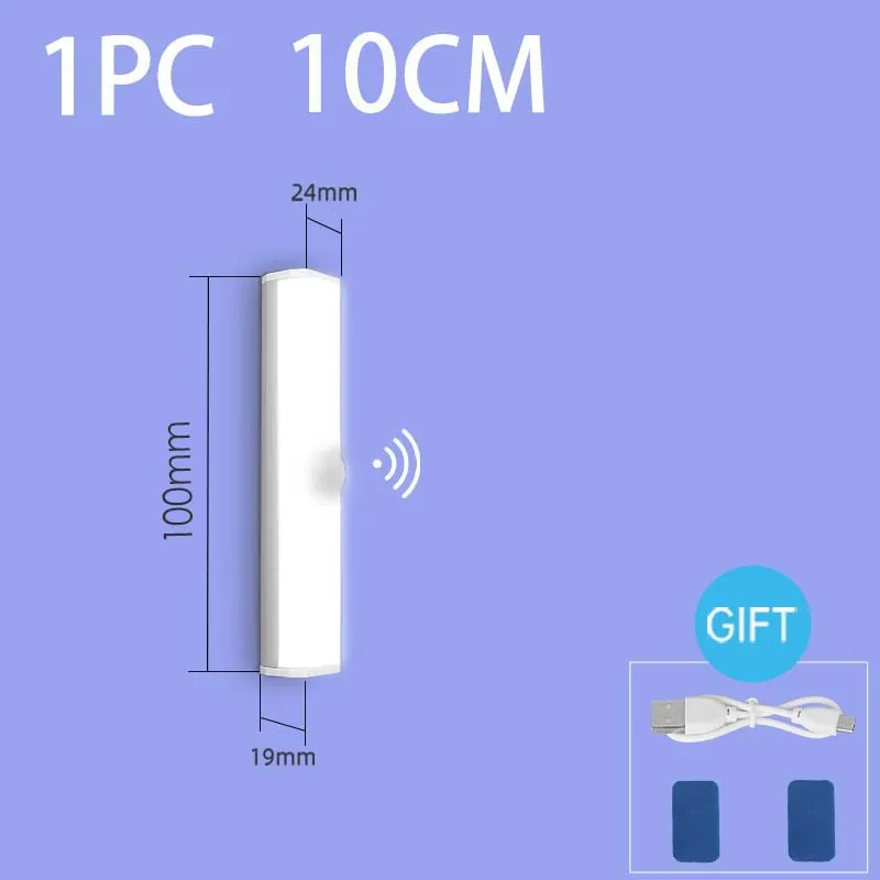 LED Light Motion Sensor Kitchen Cabinets Smart Led Rechargeable Light 20 30 50CM - £133.05 GBP