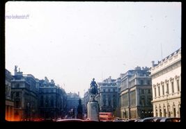 35 mm color slide * 1950's travel to England Waterloo Place - Building s... - $5.50