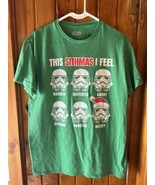 Star Wars Darth Vader Christmas Themed T-Shirt adult size M - $246.13 MXN