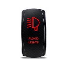 CH4x4 Rocker Switch Flood Lights Symbol - Red LED - £12.69 GBP