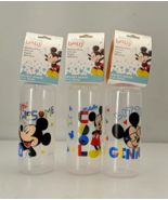 Pack of 3 Disney Mickey Mouse Baby Infant Bottles 9oz Medium Flow Silico... - $15.11 CAD