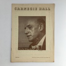 1955 Carnegie Hall Philharmonic-Symphony Society Conductor Dimitri Mitro... - £29.86 GBP