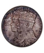 1935 Great Britain King George V Silver Jubilee Medal in silver - $2,406.19 MXN