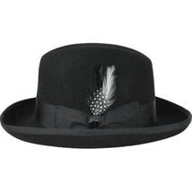 Men Bruno Capelo Dress Hat Australian Wool Homburg Godfather GF100 Black image 2