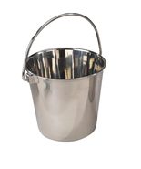 Heavy Duty Gauge Stainless Steel Snag Free Bucket Pails for Home Kennel ... - €16,06 EUR+