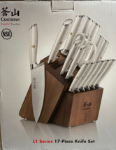 Cangshan L1 Series 17-Piece Knife Block Set  Acacia Block - $187.11