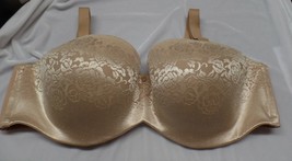 SOMA 42D Excellent Support Bra Nude Color Excellent Pre Owned RN 79984 - £21.81 GBP