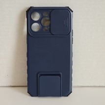 Case For Apple iPhone 14 Pro Max Slide Camera Cover Kickstand Dual Layer Blue - £3.87 GBP