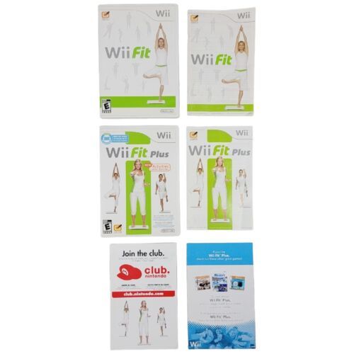 Primary image for Nintendo Wii Game Lot Wii Fit & Wii Fit Plus - REQUIRES WII BALANCE BOARD
