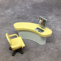 Playmobil Computer Desk & Office Desk Chair - $7.83