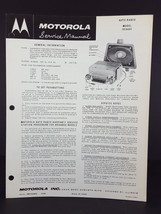Motorola 1960 Oldsmobile Auto Radio Service Manual Model 0EA60X - $6.93