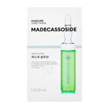 2X Missha Mascure Rescue Madecassoside mask to strengthen the skin barrier - £17.39 GBP