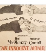 An Innocent Affair Movie Film 1948 Advertisement Fred MacMurray Cinema D... - $557.00 MXN