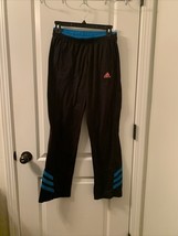 Adidas Youth Boys Athletic Jogging Track Pants Elastic Waist Pockets Siz... - $35.89