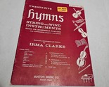 Twenty-Five Hymns B Flat Instruments 1 Clarinet Tenor Sax Trumpet Solo E... - $13.98