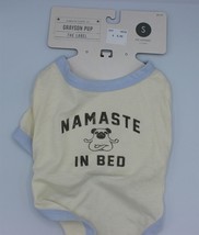 Grayson Pup - Dog Shirt - Small - Namaste In Bed - Girth 13-15 IN - £7.46 GBP