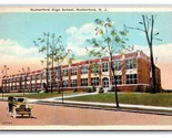 Rutherford High School Rutherford New Jersey NJ  UNP WB Postcard W22 - $2.92
