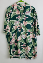 Men&#39;s Pineapple Juice Hawaiian Shirt Short Sleeve Button Down Size L NWT - £38.84 GBP