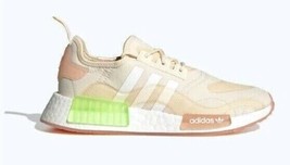 ADIDAS NMD_R1 WOMEN&#39;S SNEAKER SHOES GZ9281 Wonder White/Green size 10.5 - $69.77