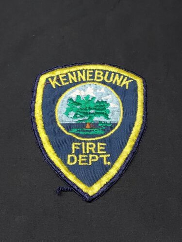 Primary image for Vintage KENNEBUNK Maine Me. FIRE DEPARTMENT Fireman Patch Fire Fighter 