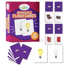 Opposites Matching Flash Cards | 50 Matching Educational Picture Cards |... - $29.99