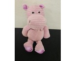 Warmies Hippo Lavender Scent Heating Pad Plush Stuffed Animal Purple Cor... - $16.28