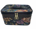 Pioneer Express Makeup Floral Tapestry Travel Bag Zips Closed No Strap - $24.40