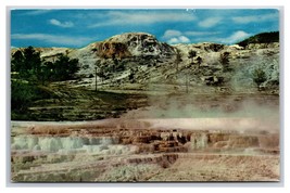 Opal Hot Springs Yellowstone National Park Wyoming WY UNP Chrome Postcar... - $3.91