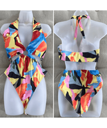 NEW SHEIN Colorful Abstract One Piece Keyhole Cutout Swimsuit 4XL - €11,12 EUR