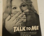 Talk To Me Tv Guide Print Ad Kyra Sedgwick TPA11 - £4.68 GBP