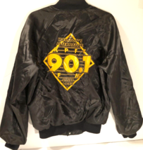 KPFT 90.1 Houston Texas Alternative Radio Station Vintage Black Nylon Jacket M - $26.72