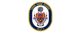 4&quot; us navy usns john glenn mlp 2 bumper sticker decal usa made - £21.57 GBP