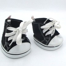 Build A Bear Workshop Black Hi Top Tennis Shoes BABW Logo on Sole - $167.24 MXN