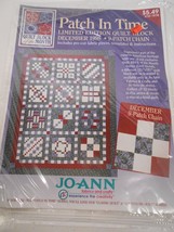 1998 Joann Fabrics Patch in Time Quilt December Block of the Month 9-Pat... - $9.50