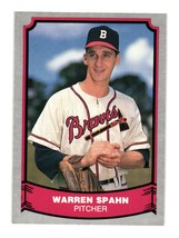 1988 Pacific Legends I #109 Warren Spahn Boston Braves - £2.36 GBP