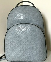 New Calvin Klein Estelle Debossed Monogram Logo Backpack Grey - £68.27 GBP