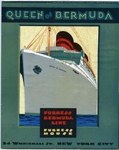Furness Lines Deck Plan of the Queen of Bermuda &amp; Monarch of Bermuda 1930&#39;s - £193.06 GBP