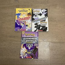 Pokemon Players Handbook/Guidebook Lot  Black, White, Aloha, Legendary, Mythical - £18.69 GBP