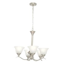 Hampton Bay 5-Light Chandelier Santa Rita (MISSING 1 SHADE) - £38.94 GBP